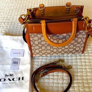 NWT Coach Jacquard Rogue Handbag